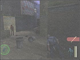 Na początku obal leżący obok kosz na śmieci - Road to Ruin (1) | Scena 3 | Manhunt - Manhunt - poradnik do gry