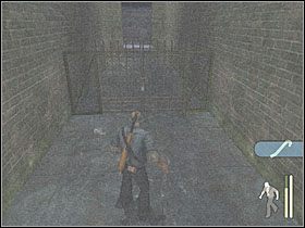 Gdy załatwisz wszystkich trzech oprychów - skieruj się alejką przed siebie i otwórz łomem bramę na końcu - Road to Ruin (2) | Scena 3 | Manhunt - Manhunt - poradnik do gry