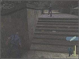 Później idź do następnej łazienki i wyjdź przez bramę na zewnątrz - Grounds for Assault (1) | Scena 6 | Manhunt - Manhunt - poradnik do gry