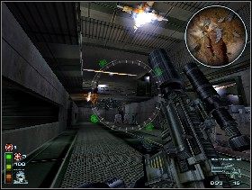 Wewnątrz budynku uważaj zarówno na przeciwników przyczajonych na podestach powyżej Ciebie, jak również na podczepione pod sufitem automatyczne działka - 6. Paveway cz.1 | Breed - Breed - poradnik do gry