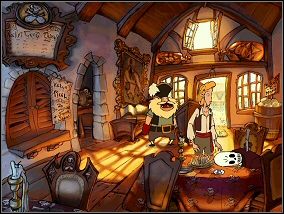 Walnij Billa dwa razy, a wypluje cukierka, którego zanieś oberżyście - [Part II] The Curse gets worse cz.2 | The Curse of Monkey Island - The Curse of Monkey Island - poradnik do gry