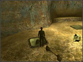 Pod tabliczkami przesunąłem jedną z dźwigni i kolejne drzwi się otworzyły - 24. Teledahn cz.6 | Uru Ages Beyond Myst - Uru: Ages Beyond Myst - poradnik do gry