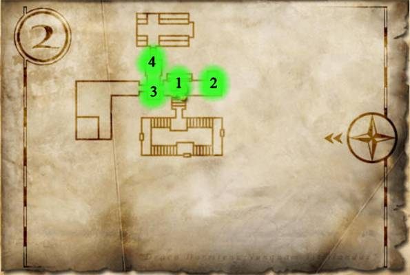 1 - rzuć czar na proporce oraz gargulca (tajne pomieszczenie) a także na obrazy - II piętro | Hogwart w Harry Potter i Więzień Azkabanu - Harry Potter i Więzień Azkabanu - poradnik do gry