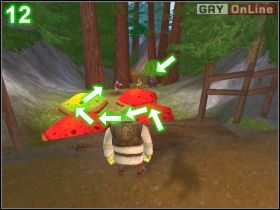 Po uzupełnieniu energii wracaj do dyń - [POZIOM 06] Shrek Rescues Donkey cz.2 | Shrek 2 The Game - Shrek 2: The Game - poradnik do gry