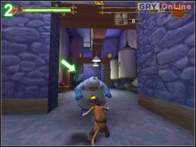 Na początek pokonaj laborantów - jest około sześciu - [POZIOM 07] Steal The Potion cz.1 | Shrek 2 The Game - Shrek 2: The Game - poradnik do gry