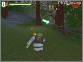 Potem odwróć się w przeciwną stronę i biegnij w głąb - [POZIOM 11] Rat Attack cz.1 | Shrek 2 The Game - Shrek 2: The Game - poradnik do gry