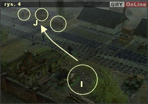 Naszych ludzi ukrywamy za przeszkodami [K], [L] i [Ł] - Misja 4 - Kradzież (2) | Katiusza | Soldiers Ludzie Honoru - Soldiers: Ludzie Honoru - poradnik do gry