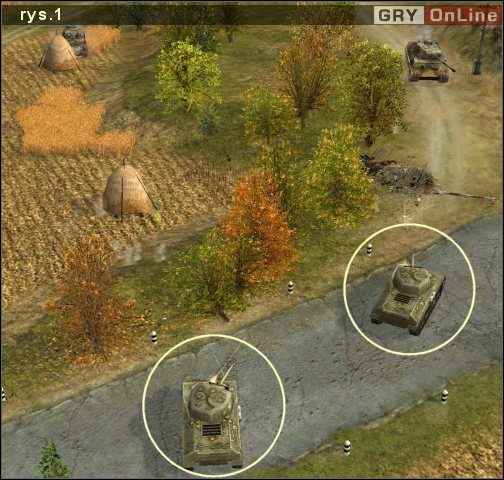 W taki to właśnie sposób docieramy do przedmieść [4] - Misja 3 - Pola minowe | Droga do Berlina | Soldiers Ludzie Honoru - Soldiers: Ludzie Honoru - poradnik do gry