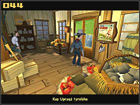 Przejdź na stację i ze stoliczka w poczekalni zabierz okulary (39) - Jak naprawić powóz i przebrać się za doktora? cz.1 - Fenimore Fillmore: The Westerner - poradnik do gry