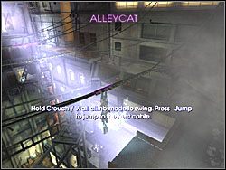 Po prawej stronie zastaniesz kilka słupów do przeskakiwania, które możesz wykorzystać do wykonania triku Alleycat - Jewelry Store (2) | Scena 1 | Catwoman - Catwoman - poradnik do gry