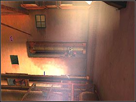 Teraz przedostań się przez szereg siatek i haków, kierując się cały czas w kierunku górnym - Factory Perimeter (1) | Scena 5 | Catwoman - Catwoman - poradnik do gry