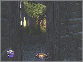 W nim skręć w prawo i na drodze ponownie w prawo, a znajdziesz się przy znanej ci tawernie - Dzień pierwszy [Opis 7] | Miasto | Thief Deadly Shadows - Thief: Deadly Shadows - poradnik do gry