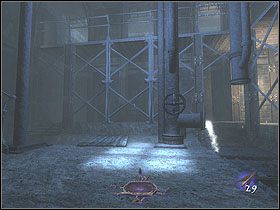 Wdrap się po drabinie na kładki, po których spacerują strażnicy i załatw ich - Więzienie [Opis 2] | Opcja - Thief: Deadly Shadows - poradnik do gry