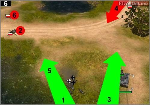 Teraz czeka cię trudniejszy manewr - [Niemcy] Misja 1 [Opis 2] w Codename Panzers - Faza Pierwsza - Codename: Panzers - Faza Pierwsza - poradnik do gry