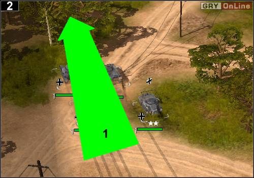 Spójrz na mapę - [Niemcy] Misja 2 [Opis 1] w Codename Panzers - Faza Pierwsza - Codename: Panzers - Faza Pierwsza - poradnik do gry