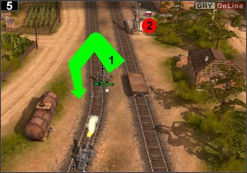 Przemieść działo w miejsce pokazane na obrazek tak, aby w zasięgu miało żołnierzy w [2] - [Niemcy] Misja 2 [Opis 2] w Codename Panzers - Faza Pierwsza - Codename: Panzers - Faza Pierwsza - poradnik do gry