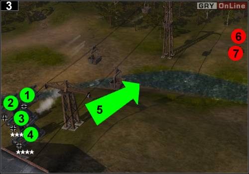 Bisony I postaw w [1], [2], [3] i [4] - [Niemcy] Misja 7 [Opis 1] w Codename Panzers - Faza Pierwsza - Codename: Panzers - Faza Pierwsza - poradnik do gry