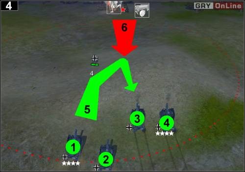 Teraz jedź działami dalej i postaw je w [1], [2], [3] i [4] - [Niemcy] Misja 7 [Opis 2] w Codename Panzers - Faza Pierwsza - Codename: Panzers - Faza Pierwsza - poradnik do gry