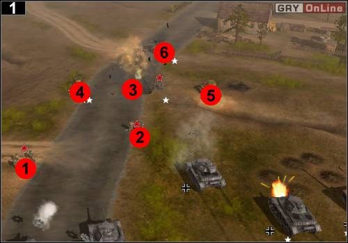 W [1] i [2] będzie piechota - [Niemcy] Misja 11 [Opis 1] w Codename Panzers - Faza Pierwsza - Codename: Panzers - Faza Pierwsza - poradnik do gry