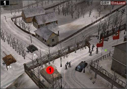 Spójrz na miejsce pokazane przez powyższy obrazek - [Rosja] Misja 5 [Opis 1] w Codename Panzers - Faza Pierwsza - Codename: Panzers - Faza Pierwsza - poradnik do gry