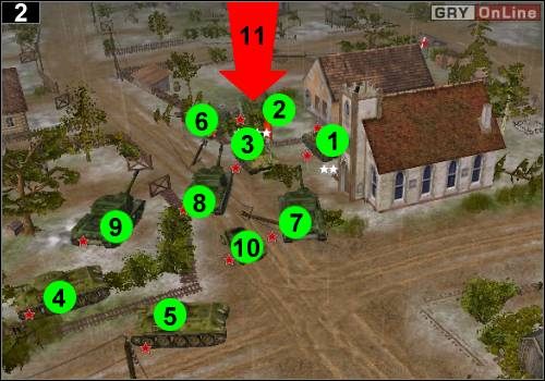 Powinieneś zdążyć rozstawić wojska wokół kościoła - [Rosja] Misja 6 [Opis 1] w Codename Panzers - Faza Pierwsza - Codename: Panzers - Faza Pierwsza - poradnik do gry