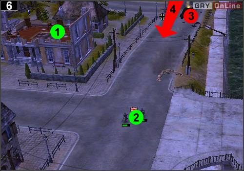 Wybierz Jamesa i biegnij nim do domu w [1] (obrazek #5) - [Alianci] Misja 1 [Opis 2] w Codename Panzers - Faza Pierwsza - Codename: Panzers - Faza Pierwsza - poradnik do gry