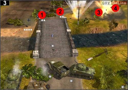 Nie zmieniaj pozycji swoich wojsk, tylko bohatera trochę cofnij - [Alianci] Misja 3 [Opis 1] w Codename Panzers - Faza Pierwsza - Codename: Panzers - Faza Pierwsza - poradnik do gry