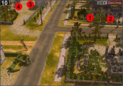 Odkryj przeciwników pokazanych na powyższym obrazku - [Alianci] Misja 3 [Opis 4] w Codename Panzers - Faza Pierwsza - Codename: Panzers - Faza Pierwsza - poradnik do gry