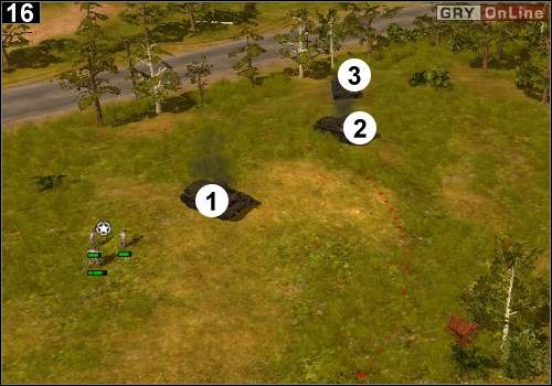 Druga rzecz to znalezienie trzech brytyjskich czołgów Cromwell MK IV - [1], [2], [3] - [Alianci] Misja 3 [Opis 6] w Codename Panzers - Faza Pierwsza - Codename: Panzers - Faza Pierwsza - poradnik do gry