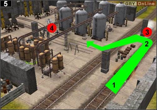 Wjedź do bazy jednym czołgiem, najlepiej Pershingiem (z prawej strony) - [Alianci] Misja 5 [Opis 2] w Codename Panzers - Faza Pierwsza - Codename: Panzers - Faza Pierwsza - poradnik do gry