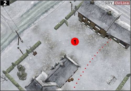 W miasteczku jest działo, które będzie ci przeszkadzać - [Alianci] Misja 8 [Opis 1] w Codename Panzers - Faza Pierwsza - Codename: Panzers - Faza Pierwsza - poradnik do gry