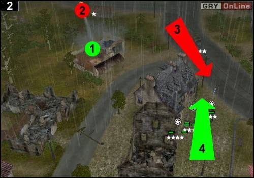 Musisz wytrzymać pięć ataków i przechwycić pięć przyczep - [Alianci] Misja 9 [Opis 1] w Codename Panzers - Faza Pierwsza - Codename: Panzers - Faza Pierwsza - poradnik do gry