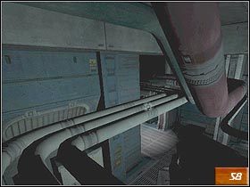 Po załatwieniu wszystkich formalności, skieruj się na górę, zabij potwory i przejdź do kolejnego pomieszczenia - [Opis] Alpha Labs - Sector 3 | Doom III - Doom III - poradnik do gry