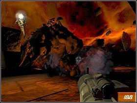 Podczas dalszej wędrówki, urozmaiconej pojedynkami z Mancubusami oraz Cherubami, dotrzesz do kolejnego portalu (#187) - [Opis] Hell cz.2 | Doom III - Doom III - poradnik do gry