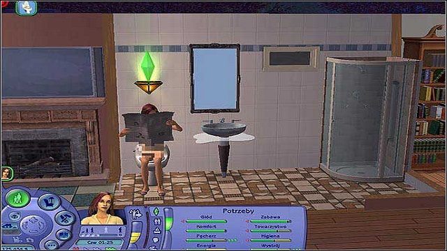Energia - jak zapewne wiadomo, Simowie odzyskują całą energię podczas snu - Potrzeby | The Sims 2 - The Sims 2 - Pełna Kolekcja - poradniki