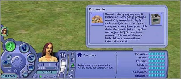 Gotowanie - ta umiejętność pozwala Simom na przygotowanie bardziej sytych posiłków - Umiejętności | The Sims 2 - The Sims 2 - Pełna Kolekcja - poradniki