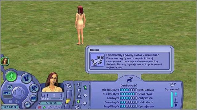 Wskaźnik sprawności - informuje Nas zarówno o figurze Sima, jak i o stopniu rozwoju jego tężyzny fizycznej - Osobowość | The Sims 2 - The Sims 2 - Pełna Kolekcja - poradniki