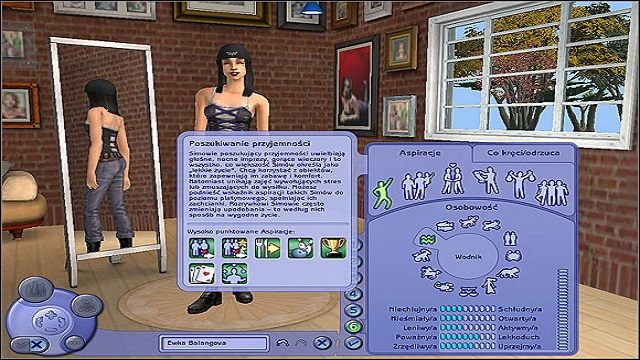 Tworząc Sima obdarzonego nową aspiracją warto zwrócić uwagę na dział Co kręci/odrzuca - Nowa aspiracja - Poszukiwanie przyjemności | The Sims 2 - The Sims 2 - Pełna Kolekcja - poradniki