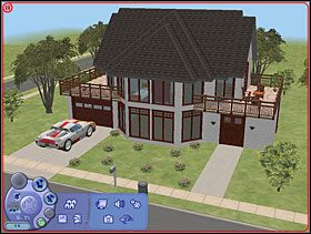 Wzniesienie, na którym ma powstać parkiet, należy zbudować przed otoczeniem go ścianami - Sztuczki architektoniczne | The Sims 2 - The Sims 2 - Pełna Kolekcja - poradniki