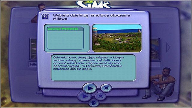 U góry ekranu, po lewej stronie znajduje się ikonka nowego dodatku - Informacje ogólne - pierwsze kroki | Własny biznes | The Sims 2 - The Sims 2 - Pełna Kolekcja - poradniki