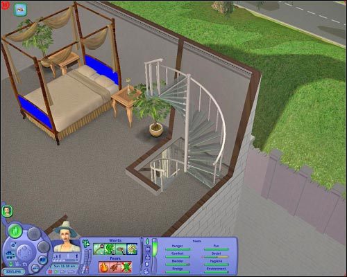 Forteca wiecznej ciemności (screen) stanowi mroczny odpowiednik opisywanego już pałacu - Parcele ukryte | The Sims 2 - The Sims 2 - Pełna Kolekcja - poradniki