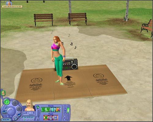 Aby nauczyć się nowego tańca, musisz sobie najpierw znaleźć trenera. - Mniej istotne kwestie | The Sims 2 - The Sims 2 - Pełna Kolekcja - poradniki