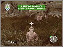 Po chwili dotrzesz do miejsca, w którym skrywa się drużyna Ramireza - Montys People (1) | Misja 06 | ShellShock Nam 67 - ShellShock: Nam 67 - poradnik do gry