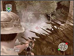 Musisz się wrócić aż do polany, przy której na początku misji przyłączyła się do Ciebie reszta drużyny - Montys People (3) | Misja 06 | ShellShock Nam 67 - ShellShock: Nam 67 - poradnik do gry