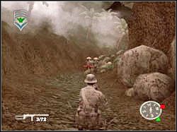 Ruszaj dalej, drogę do obozu wroga będzie Ci wskazywał kompas - Montys People (3) | Misja 06 | ShellShock Nam 67 - ShellShock: Nam 67 - poradnik do gry