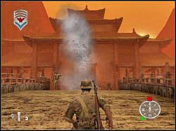 Do właściwej świątyni, która jest celem całej misji dobrze jest podejść z lewej strony - Diem (2) | Misja 10 | ShellShock Nam 67 - ShellShock: Nam 67 - poradnik do gry