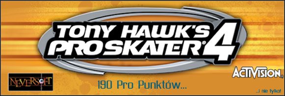 Tony Hawks Pro Skater 4 to - moim skromnym zdaniem - najbardziej wciągająca i grywalna zręcznościówka, jaka kiedykolwiek wyszła na PeCeta - Tony Hawks Pro Skater 4 - poradnik do gry