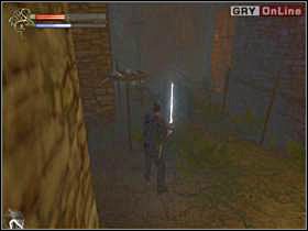 Na początku przygotuj miecz i podejdź w pobliże trzęsącej się żelaznej dziewicy - 07 - Ruiny zamku I cz.1 - Shade: Gniew Aniołów - poradnik do gry