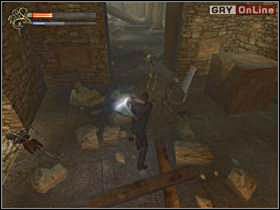 Problem polega na tym, że za tobą z ziemi powstanie silniejszy szkielet - 07 - Ruiny zamku I cz.2 - Shade: Gniew Aniołów - poradnik do gry