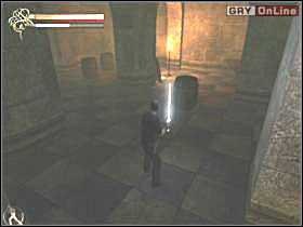 Wyjdź do beczek widocznych na lewym obrazku - 11 - Świątynia w Nekropolis cz.1 - Shade: Gniew Aniołów - poradnik do gry